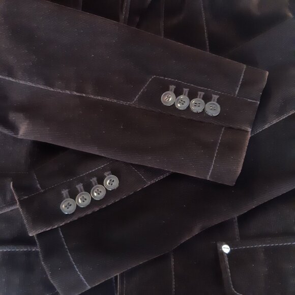 Zara Man SZ 38 Chocolate Brown Men's Quilted Zippered Sport Outdoor Jacket - Picture 4 of 15